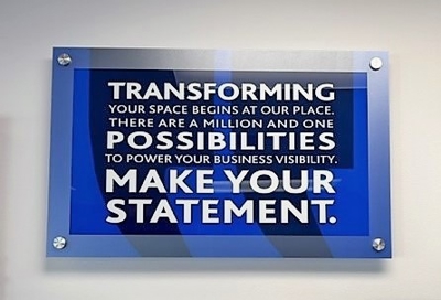 Interior Wall Signage Photo